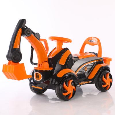 China New Game Best Selling 2021 Ride On Excavators For Kids Remote Control Baby Electric Toy Car for sale