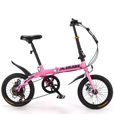 China High quality 16 inch folding steel high carbon steel bicycle made in china/jet paint for sale