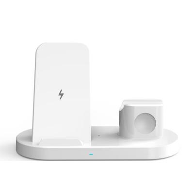 China Multifunctional Smart Charger Station Wireless Dock H10 Three-in-One Wireless Fast Charging Base, Charging Three Devices of Different Power at the Same Time for sale