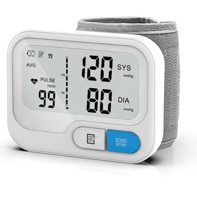 China Household English automatic smart wrist ABS foreign trade style electronic sphygmomanometer blood pressure meter for sale