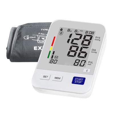 China High Quality BT II Arm Sphygmomanometer Manufacturer Electric White Bluetooth Arm Blood Pressure Monitor CE Chinese FCC Class Acrylic for sale