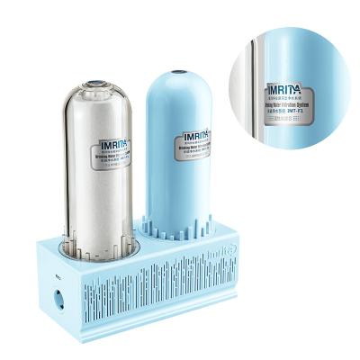 China High Quality Hotel 2 Stage Kitchen Under Sink PP And Active Carbon Water Filter for sale