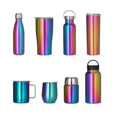 China Durable 20 Oz Cup Stainless Steel Double Walled Vacuum Insulated Wine Tumbler With Lids And Straws for sale