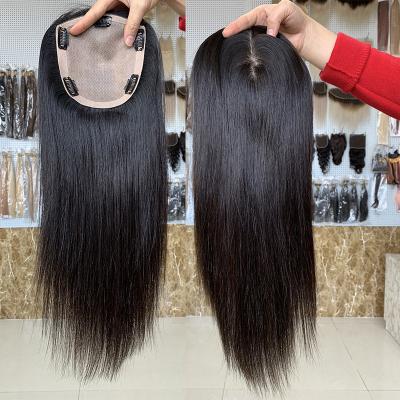 China No real girl bargain hairpiece hairpiece shedding women best quality hair piece topper virgin brazilian remy hair gold wholesale for sale