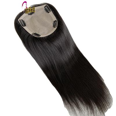 China High Quality Straight Natural Hair 65-95 Gram Toupee Hairpiece Hairpiece For Women for sale