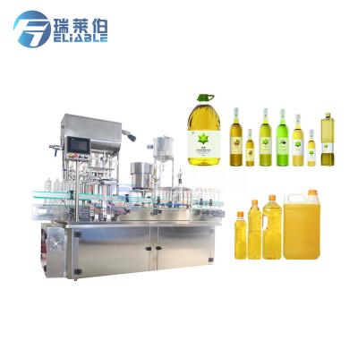 China Automatic Edible Beverage Cooking Oil Bottling Plant Filling Equipment for sale