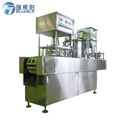 China Full Automatic Plastic Beverage Communion Cup Grape Juice Filling Sealing Machine for sale