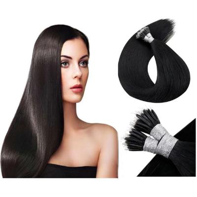 China Kinky Loop Ring Human Hair Extension Brazilian Nano Virgin Remy Human Hair in Blonde Ombre Highlight Natural Black Colors for sale