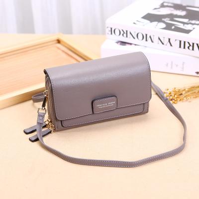 China High Quality NEW Lonny Brand Design Messenger Bag for Women PU Leather Ladies Shoulder Bags and Daily Phone Use Wallet for sale