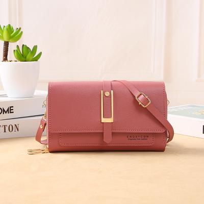 China 2022 Multifunctional Cheap PU Leather Cross - Body Purse Women Fashion New Bags Pocket Shoulder Messenger Mini Sling Bag for sale