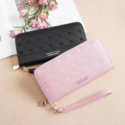 China Good Fashion Anti-theft Premium PU Leather Women Pinch Wallet Women Wallet Purse 2020 for sale