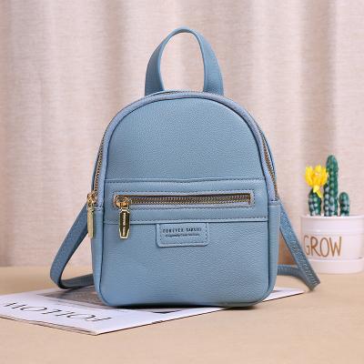 China New Waterproof Small Backpack For Teenage Girls Fashion Casual PU Leather Bag Women Mini Backpack Girls Bag Packs for sale