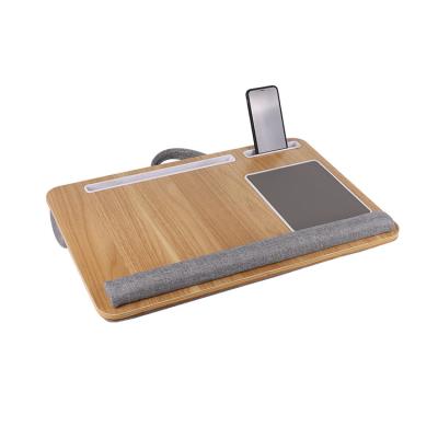 China Home Portable Natural Office Table Laptop Tray Computer Desks Accessories China Supplier Computer Desks Organizer Bamboo Standing Desk for sale