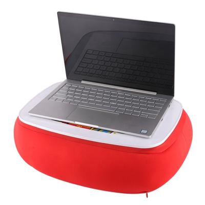 China Hot-selling Adjustable Portable ABS Home Office Low MOQ Cushion (Other) Plastic Table Computer Lap Cushion Desk With Soft Mat For Anywhere for sale