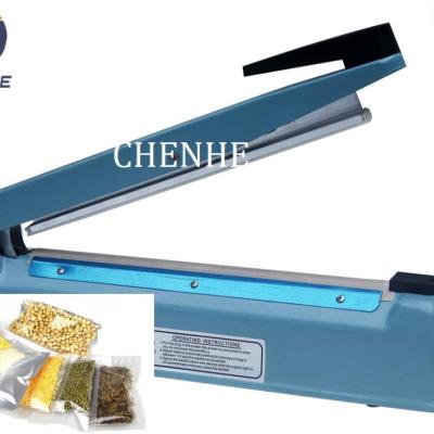 China SF-300 CLOTHING Hand Pulse Sealing Machine With Aluminum Body With Side Cutter for sale