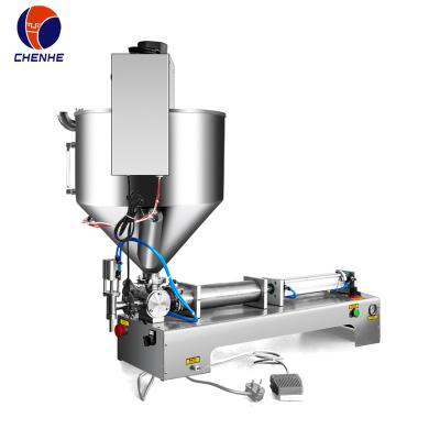 China Model G1wg-Gy1000 Food Paste Filling Machine For Yogurt With Stirring Function for sale