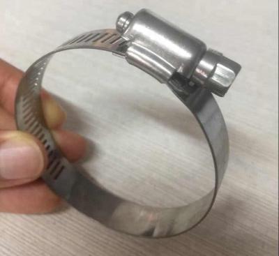 China GARDENING A TYPE HOSE CLAMP-BANDWIDTH 8MM, 6MM OR 6.3MM (AMERICAN WRENCH) for sale