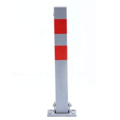 China Durable 720*180*90Mm Stainless Steel Road Safety Pole For Car Parking Lot for sale