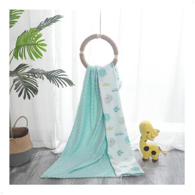 China Wholesale Popular PASSIONATE Design Polka Dot Blanket Minky Dot Baby Fleece Blanket Blanket for sale