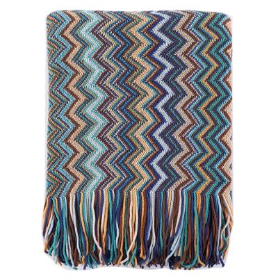 China Cheap Plain RAWHOUSE Mexican Bohemian Blanket Throws Handmade Throw Blankets For Sofas for sale