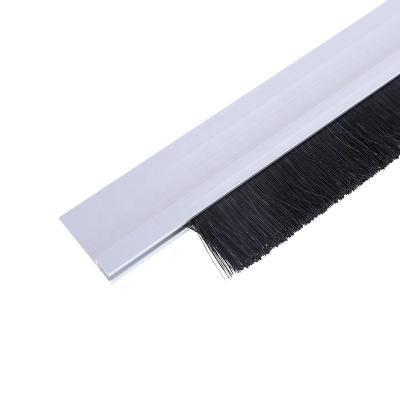 China Various workable of filament nylon aluminum door frame door brush seal strip bottom brush for sale