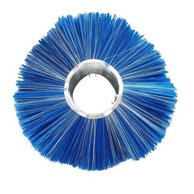 China Factory Retail Product Customized PP Mixed Stainless Steel Wire Wafer Sweeper Brush for sale