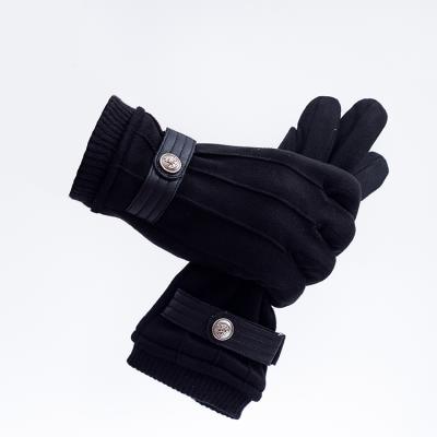 China Factory Simple Custom Wholesale Men's Touch Screen Warm Winter Gloves for sale