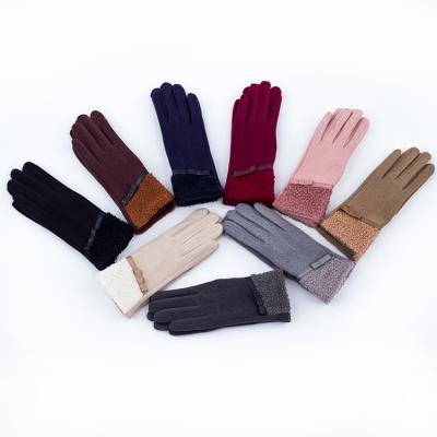 China Winter Wholesale Gloves High Quality Daily Lifestyle Touch Screen Gloves For Women for sale