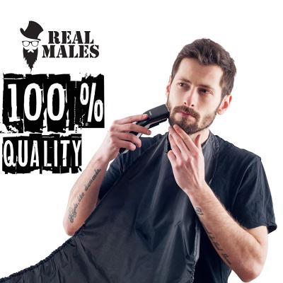 China New Eco-friendly Style Haircut Cape Salon Barber Shaving Hair Man Family Hairdressing Gown Beard Apron for sale