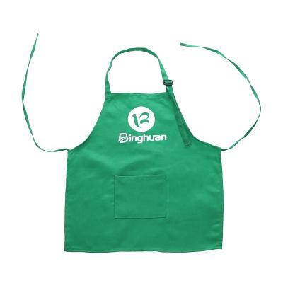 China Eco-Friendly With Cleaning Use And Skin Cotton Polyester Material Kids Drawing Apron for sale