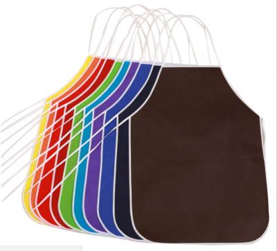 China Low Price Custom Non Woven Biodegradable Paper Disposable Aprons for sale