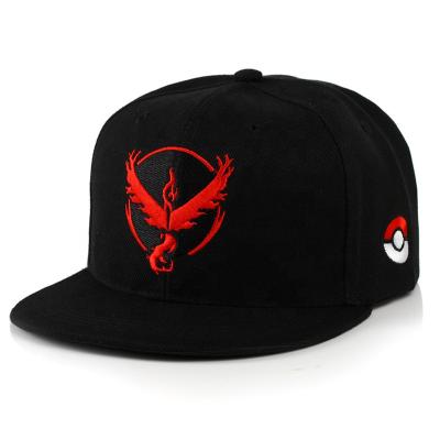 China Hip Pop Sport 3d JOINT Black Embroidery 6 Panels Snapback Hats for sale