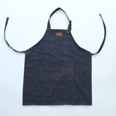 China Eco-Friendly With Skin Coffee Hardening Kid AdjustbaleStrap Denim Kids Apron for sale