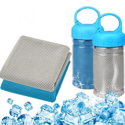 China OEM New Hot Sale QUICK DRY Quick Dry Hot Sport Ice Cool Towel With Silicone Pouch Case for sale