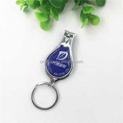 China Promotion High Quality Nail Clipper With Key Chain Hot Selling Custom Logo for sale