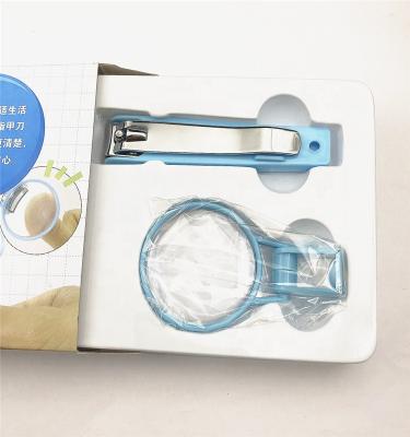 China Professional Baby Safety Magnifier Promotion Senior Elder Nail Clipper With Magnifying Glass for sale