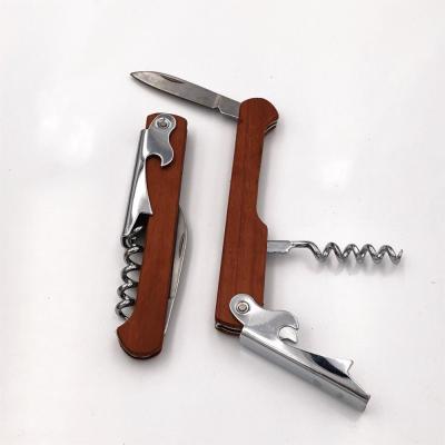 China High Quality Promotion Rosewood Corkscrew Red Wine Bottle Opener Parts for sale