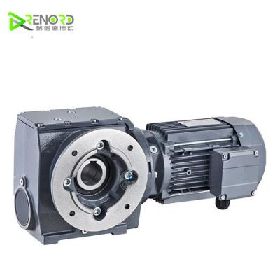 China Building Material Shops S Gear Helical Motor Gear Reducer AC Transmission Electric Motor Gearbox for sale