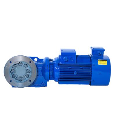 China 220V/380V Building Material Stores K Series Motor Explosion Proof Gear Reduction Motor With Helical Speed ​​Reducer for sale