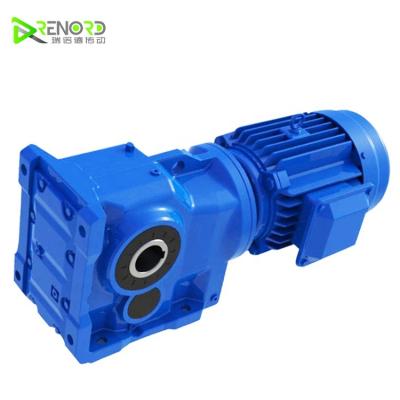 China Building Material Stores K Series China Helical Gear Box 1400 RPM Motor Speed ​​Reduce Gearbox for sale