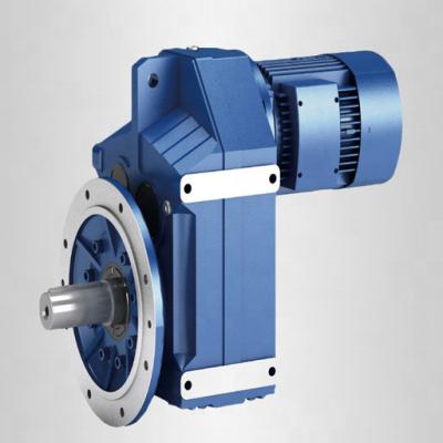 China Factory F series-parallel shaft helical gear reducer for mixer for sale