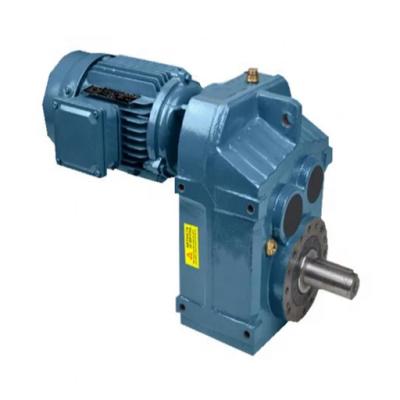 China Factory F67 Parallel Shaft Gear Helical Gear Reducer With 4KW Motor 220V 380V for sale