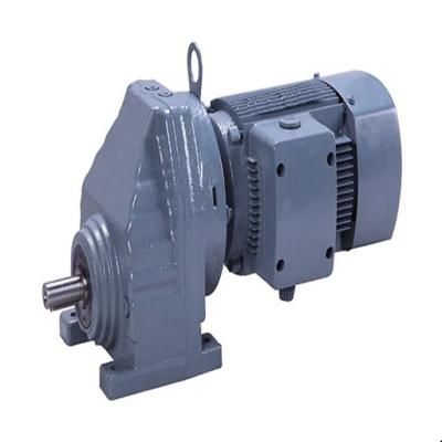 China Factory Motors R Series Helical Geared Speed ​​Reducer / Foot - Mounted Helical Shaft Gear Units for sale