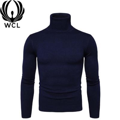 China Autumn Warm Comfortable Knit High Pullover Mens Crew Turtle Neck Anti-pilling Hoodies For Men Sweatshirt Sweaters for sale