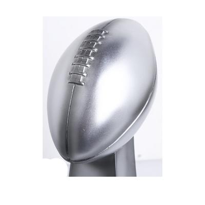 China Custom Europe Rugby Trophy Fantasy Football Super Bowl Rugby Player Trophy Resin Trophy for sale