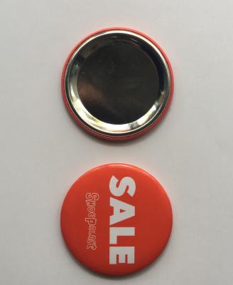 China Magnetic Round Tin Printed Button Badge Round Shape Button Badge for sale