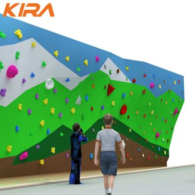 China Indoor Sporting Goods Customized Outdoor Kids And Adult Rock Climbing Wall For Gym Bouldering Climbing Wall for sale