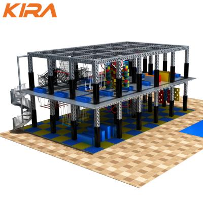 China With Protective Net Ninja Course Amusement Park Ninja Challenge Course For Adult And Children for sale