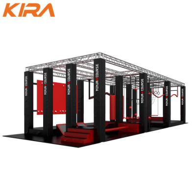 China With Selling Ninja Obstacle Course For Kids Playground Protective Net Indoor for sale