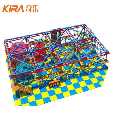 China Desire High Rope Course Outdoor Adventure Playground Obstacle Course Exploring Equipment for sale